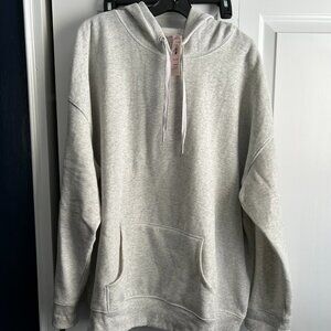 Victoria's Secret Gray Hooded Sweatshirt WOMENS XXL **NWT**